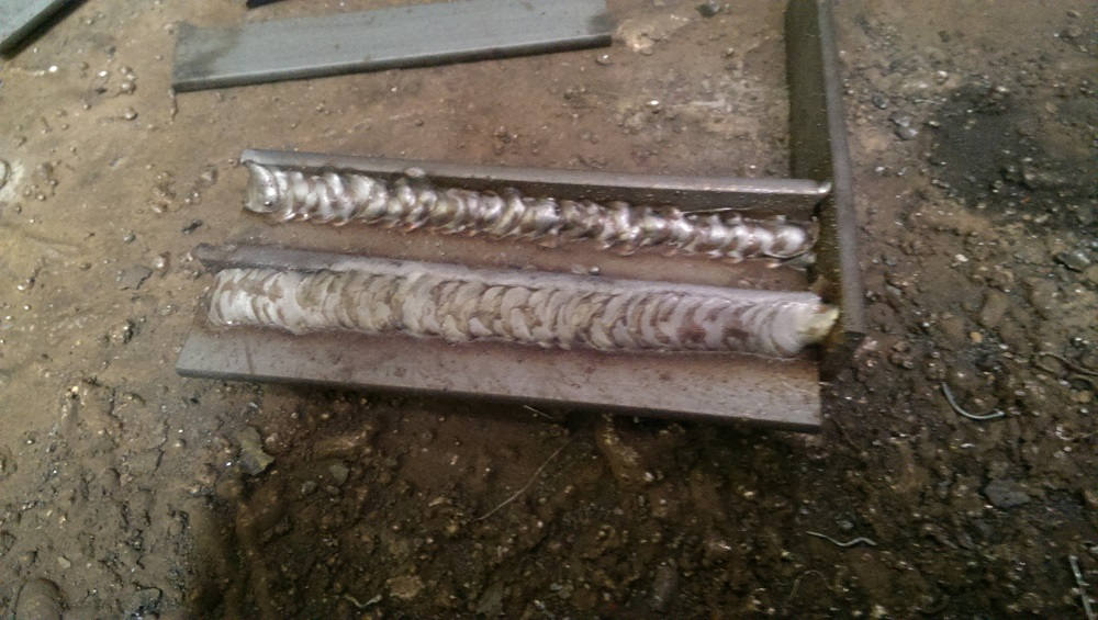 Horizontal and over welding